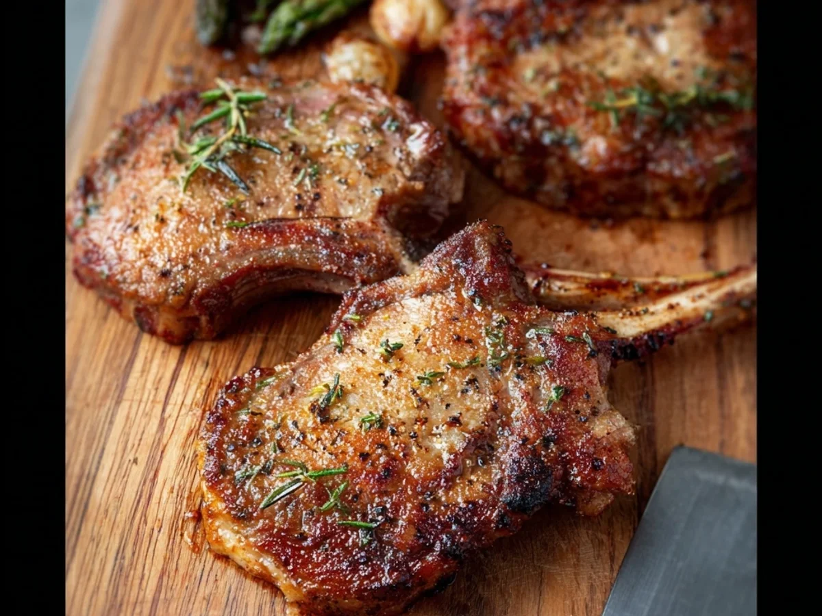 Crispy Air Fryer Lamb Chops: Quick & Flavorful - Featured Image