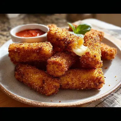 Crispy Air Fryer Mozzarella Sticks: Quick & Easy