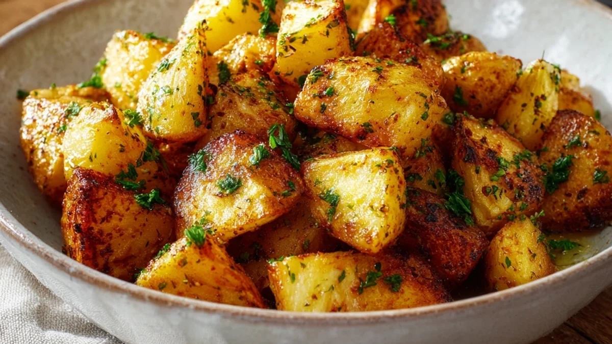 Crispy Air Fryer Roasted Potatoes: Easy & Quick