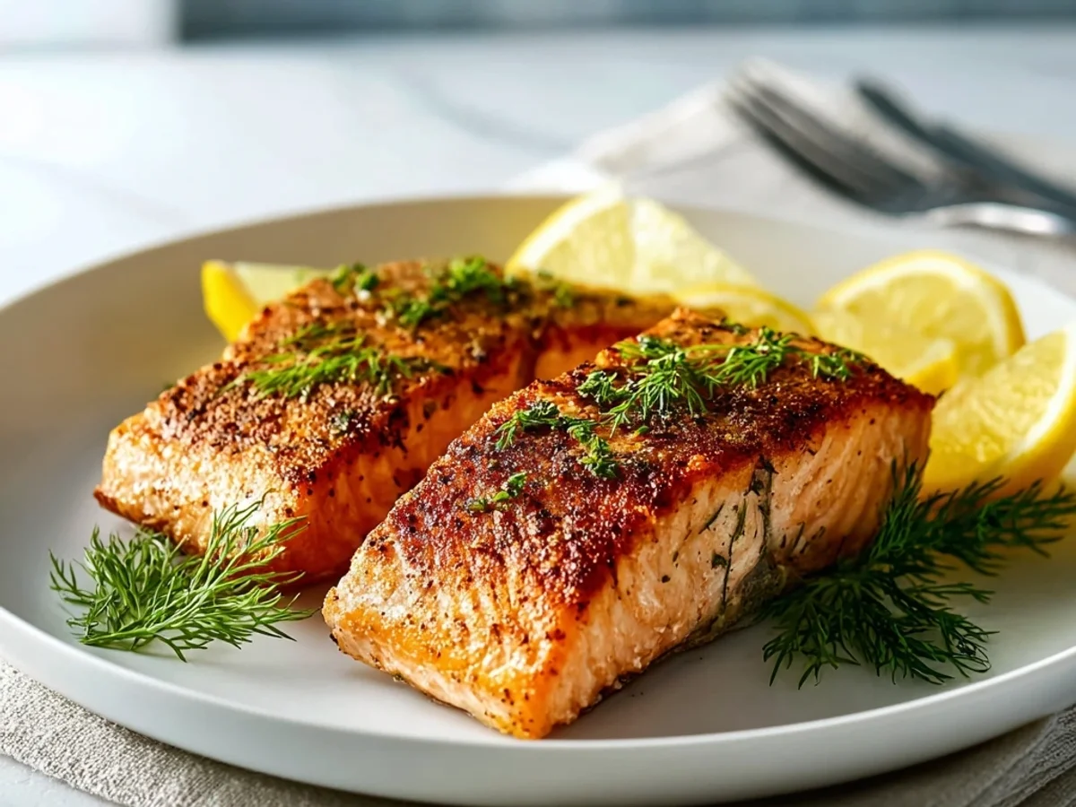Crispy Air Fryer Salmon Recipe: Quick Weeknight Dinner - Featured Image