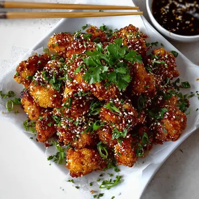 Crispy Air Fryer Sesame Cauliflower Wings: A Vegan Delight