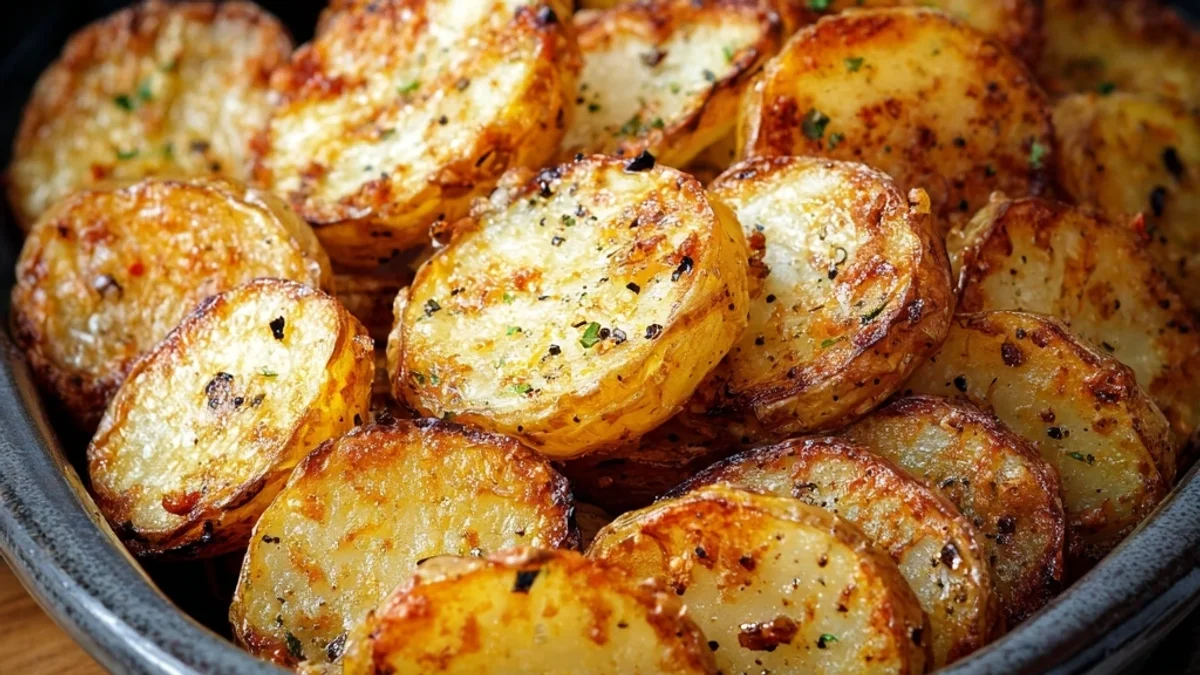 Crispy Air Fryer Sliced Potatoes: Quick Side Dish