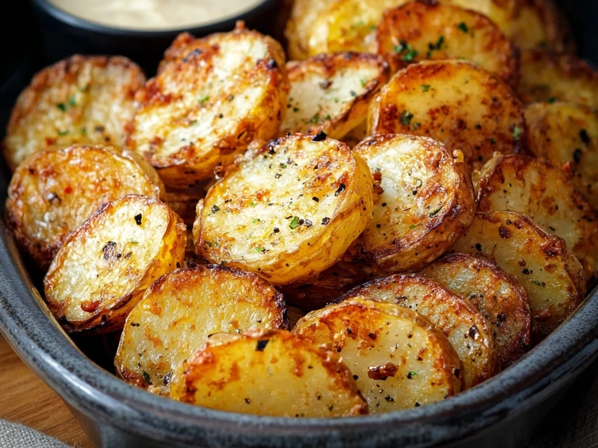 Crispy Air Fryer Sliced Potatoes: Quick Side Dish - Featured Image