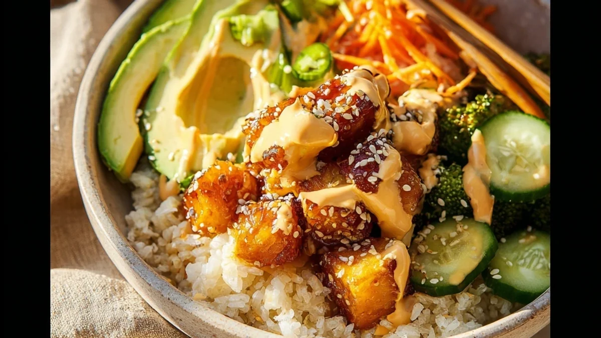 Crispy Bang Bang Salmon Bites Bowls: Weeknight Wonder