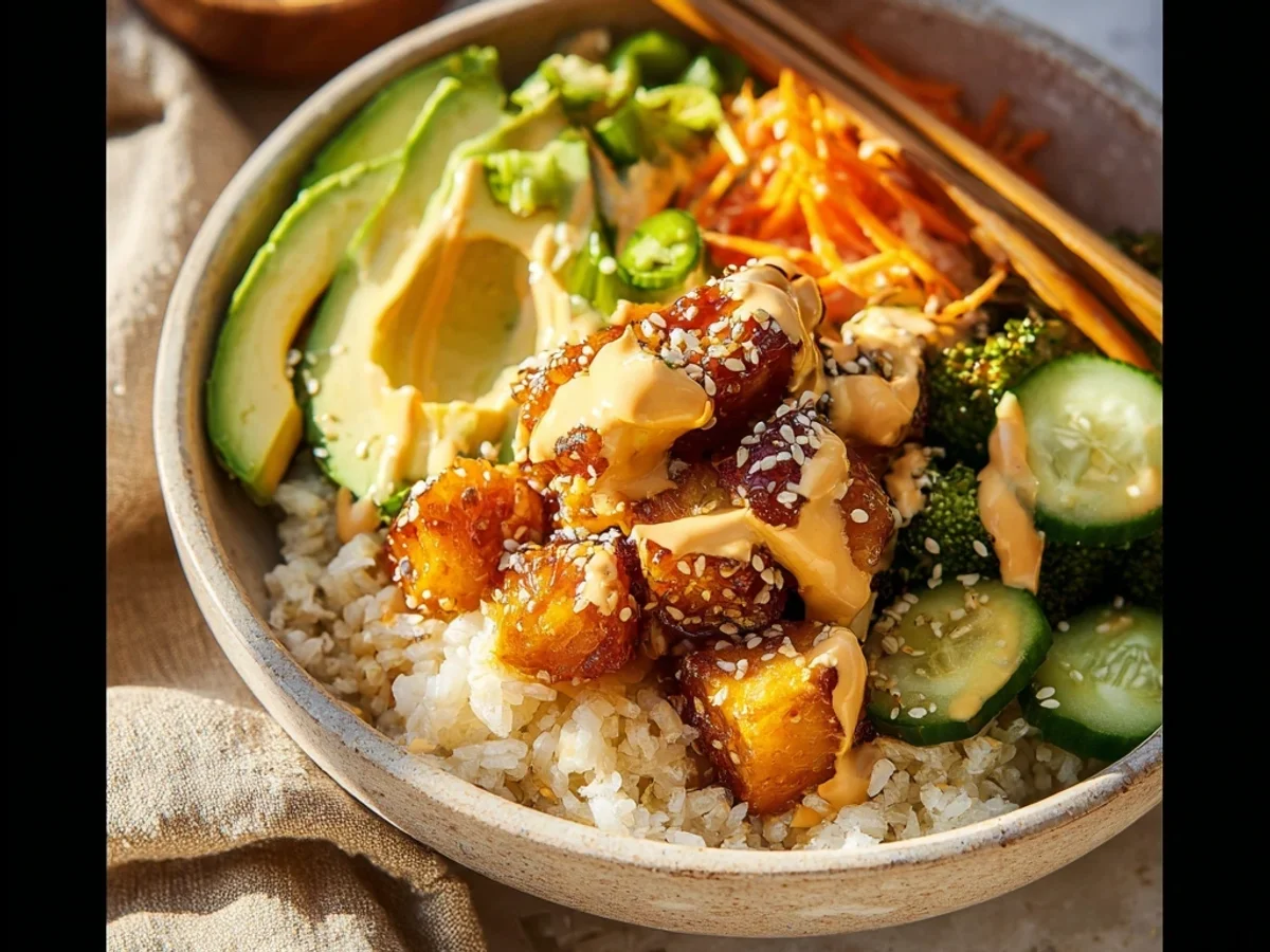 Crispy Bang Bang Salmon Bites Bowls: Weeknight Wonder - Featured Image