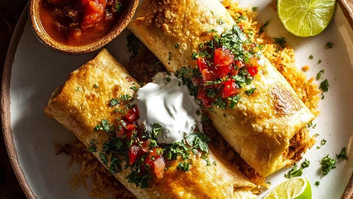 Crispy Chicken Chimichangas: My Family's Favorite Fry