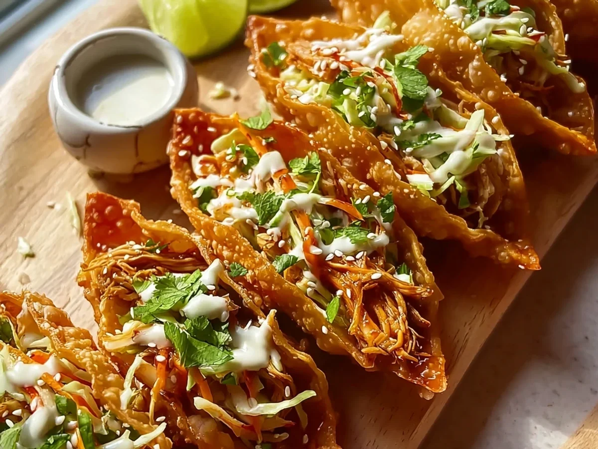 Crispy Chicken Wonton Tacos: A Weeknight Win - Featured Image