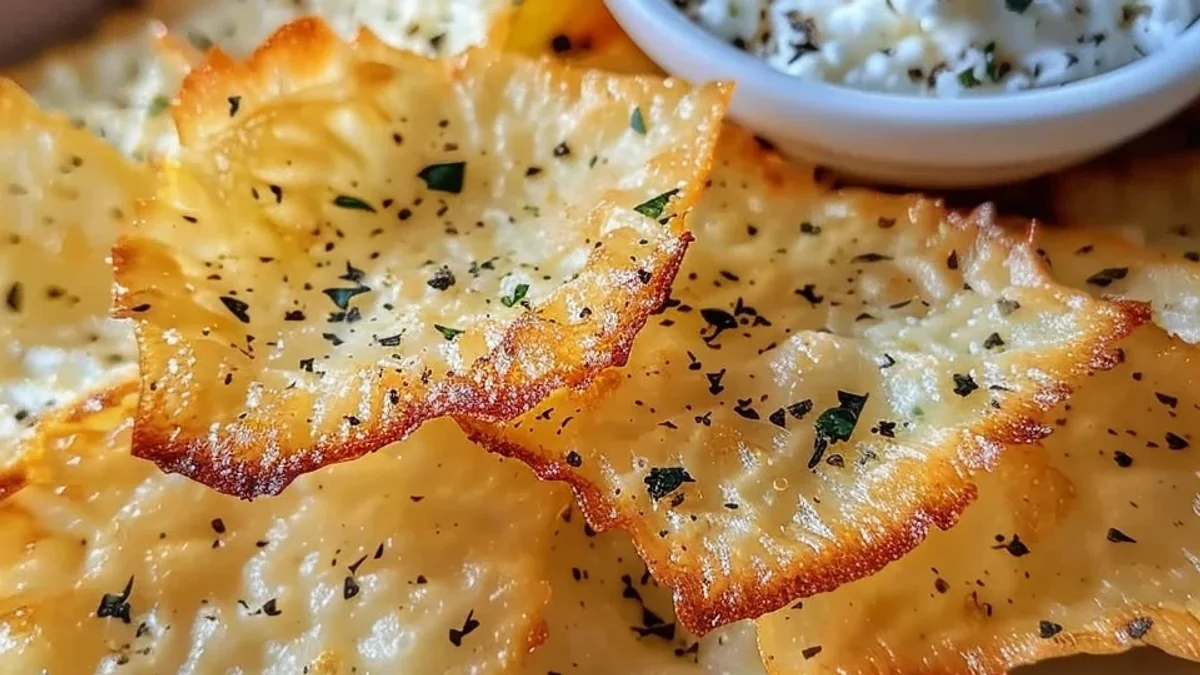 Crispy Cottage Cheese Chips: High-Protein Snack