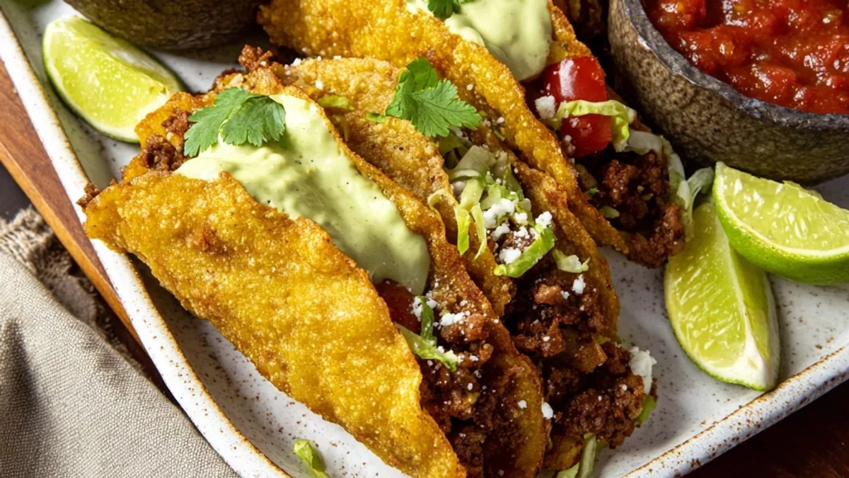 Crispy Ground Beef Tacos Recipe: Family Favorite Crunch