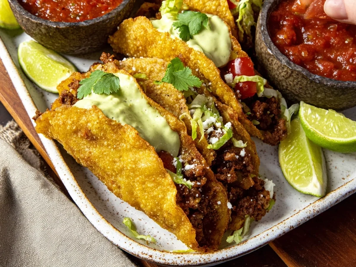 Crispy Ground Beef Tacos Recipe: Family Favorite Crunch - Featured Image