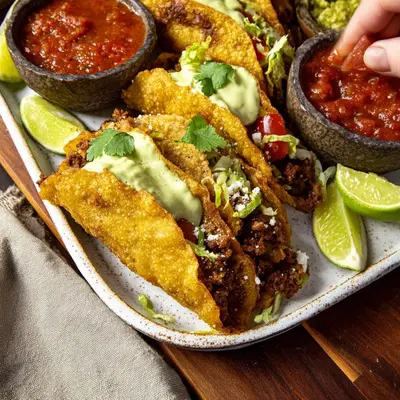Crispy Ground Beef Tacos Recipe: Family Favorite Crunch