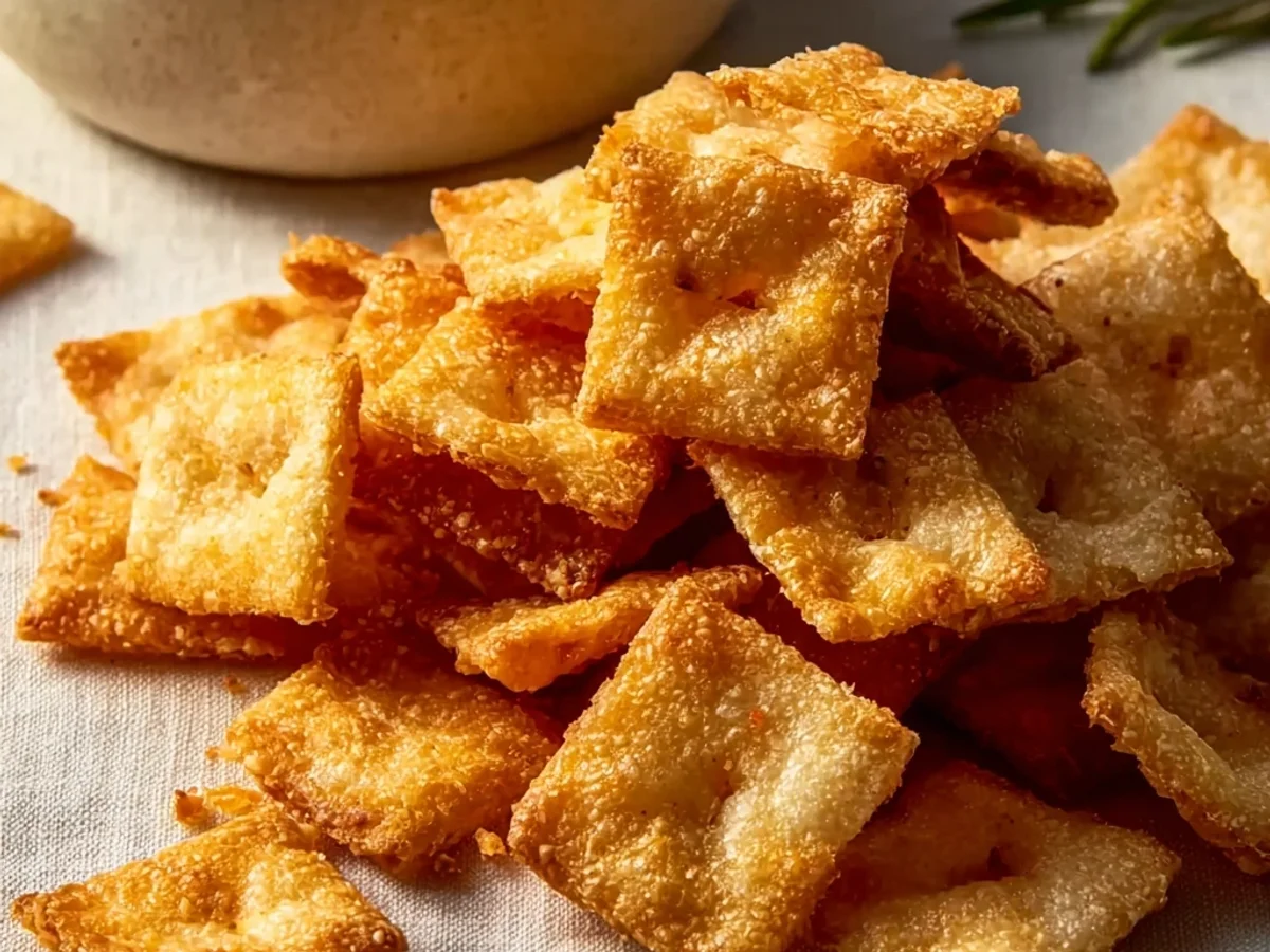 Crispy Homemade Cheese Crackers: A Snack Time Favorite - Featured Image