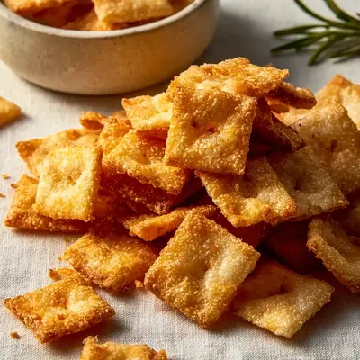 Crispy Homemade Cheese Crackers: A Snack Time Favorite