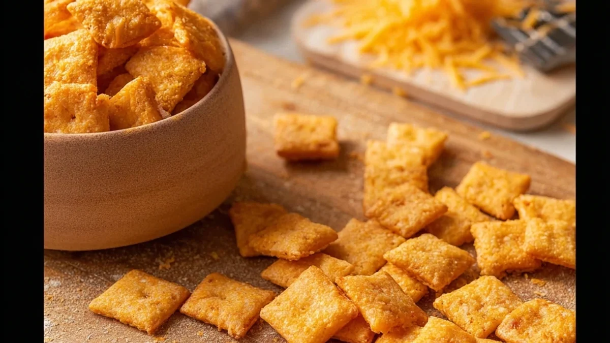 Crispy Homemade Cheez Its: Buttery, Salty Crackers