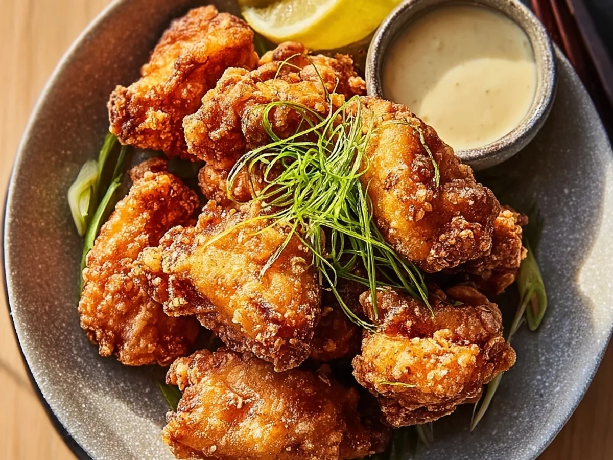 Crispy Japanese Fried Chicken Karaage Recipe - Featured Image