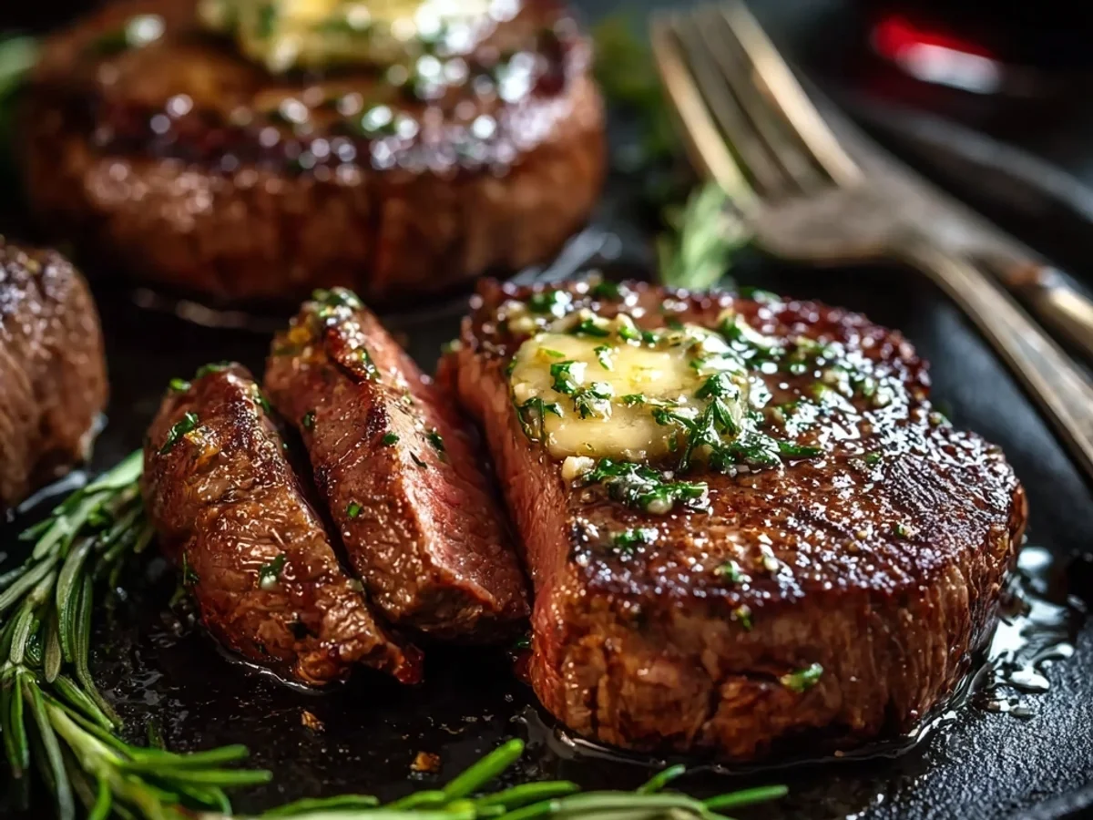 Crispy Pan Seared Steak with Garlic Butter - Featured Image