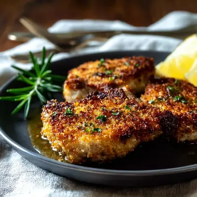 Crispy Parmesan Crusted Lamb Chops Recipe