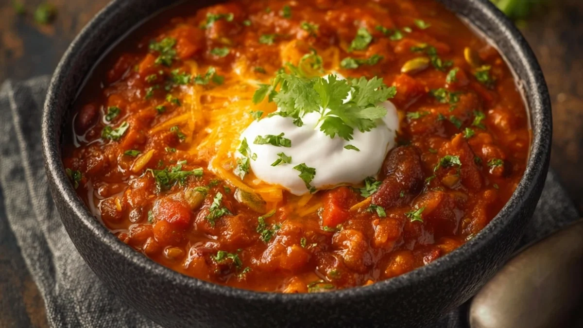 Crock Pot Pumpkin Chili: Easy Fall Recipe