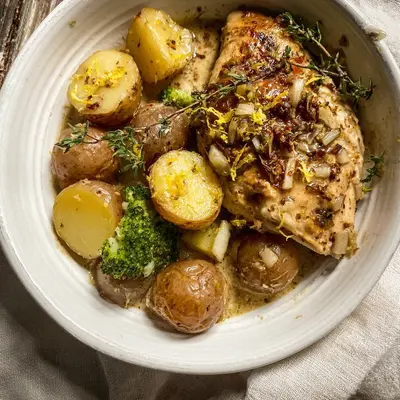 Crockpot Lemon Chicken and Potatoes: Easy Dinner Magic