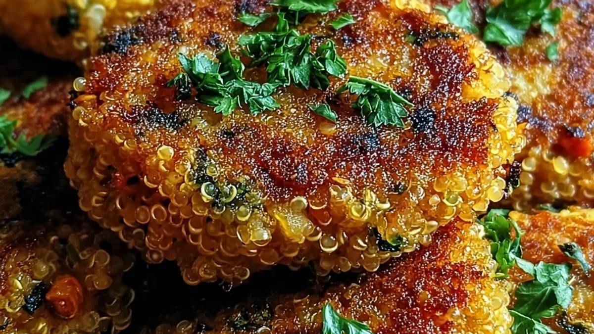 Crunchy Quinoa Veggie Patties: Easy & Flavorful