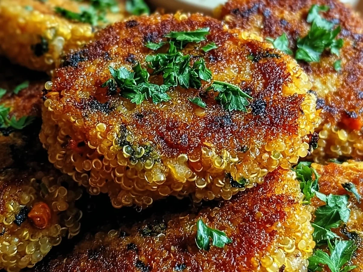 Crunchy Quinoa Veggie Patties: Easy & Flavorful - Featured Image