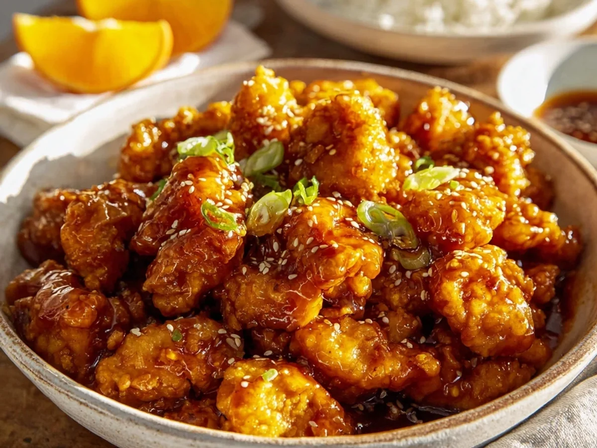 Easy 3-Ingredient Orange Chicken, Marmalade BBQ Style - Featured Image