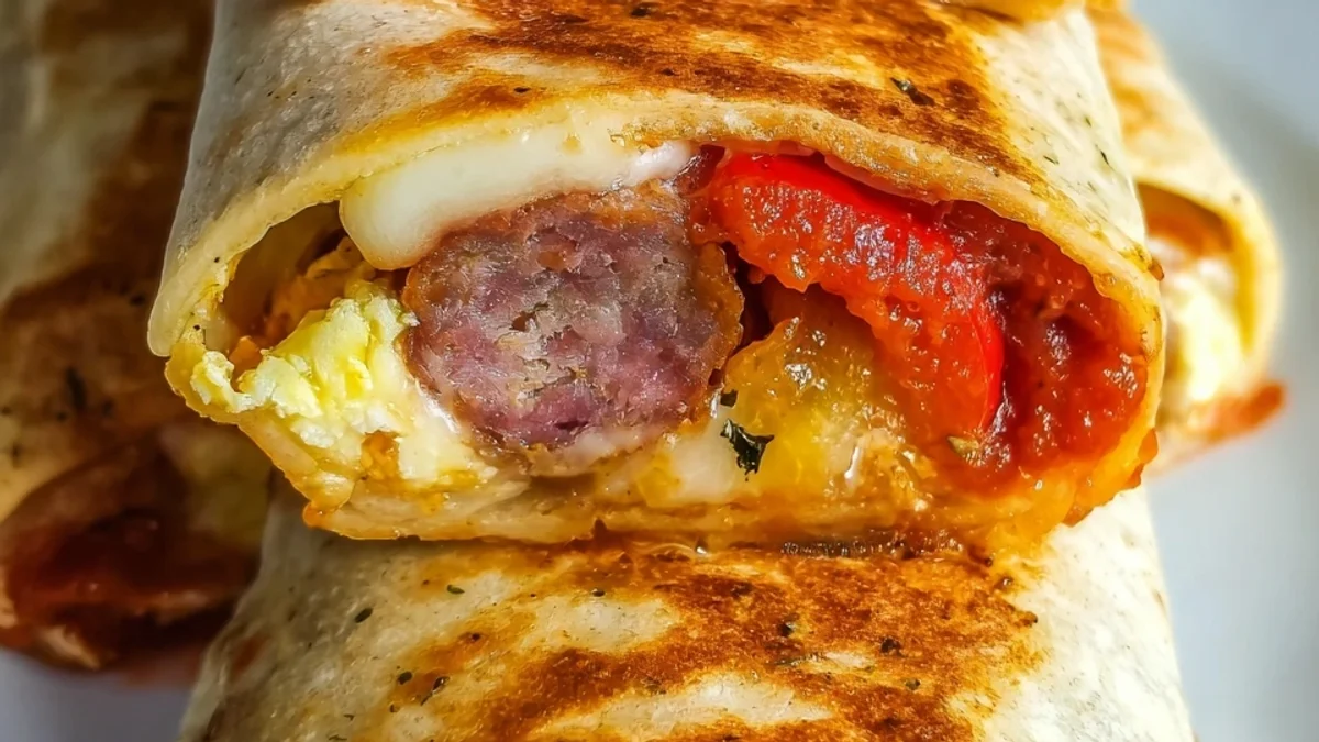 Easy Air Fryer Hot Italian Wraps: Quick Lunch Idea