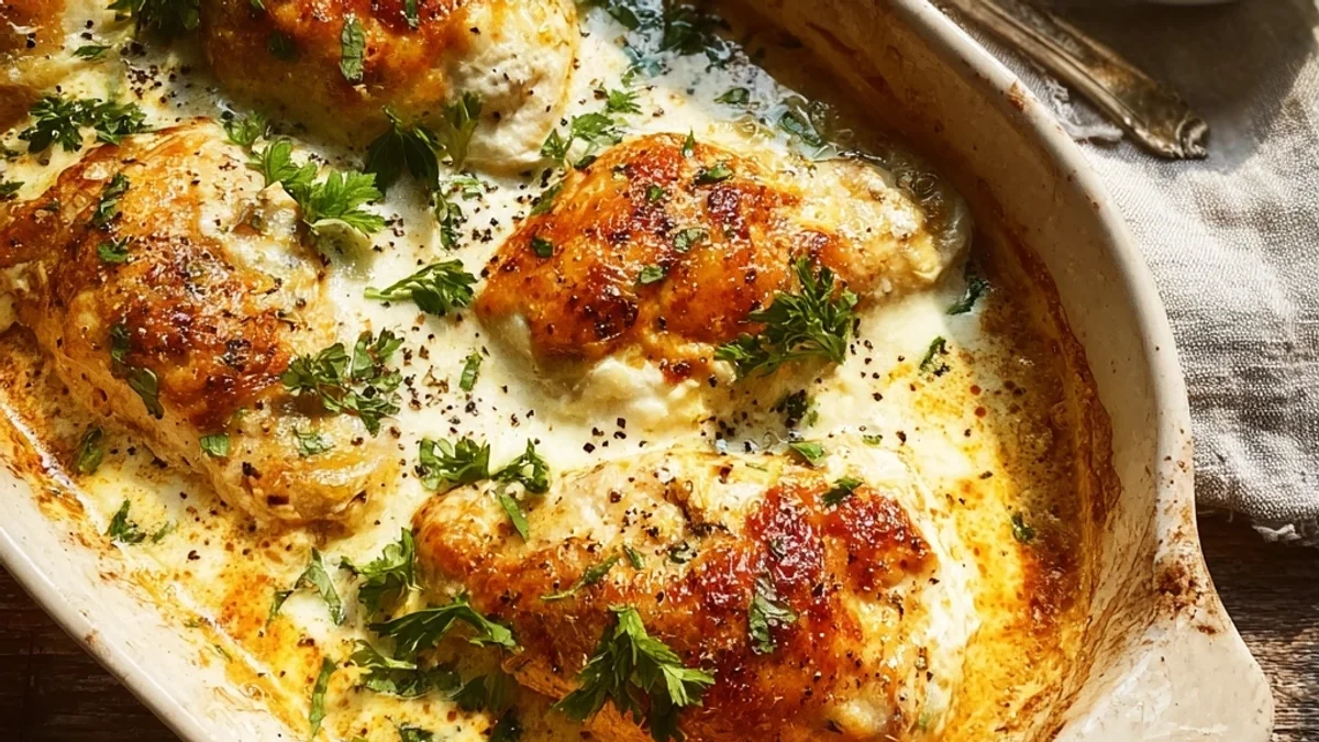 Easy Baked Ricotta Chicken: Tender, Creamy Weeknight Dinner