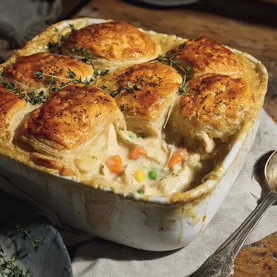 Easy Chicken Pot Pie Casserole Recipe