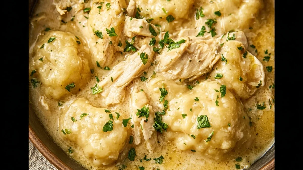 Easy Crock Pot Chicken Dumplings Recipe for Busy Evenings