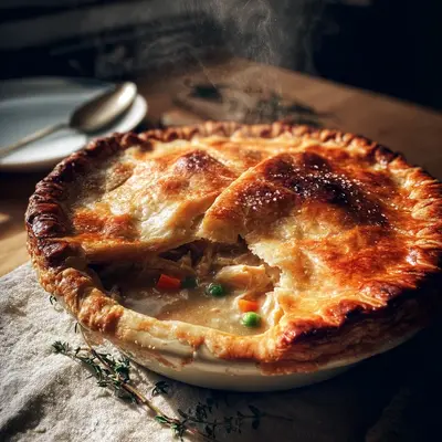 Easy Homemade Chicken Pot Pie: Flaky Crust, Rich Filling