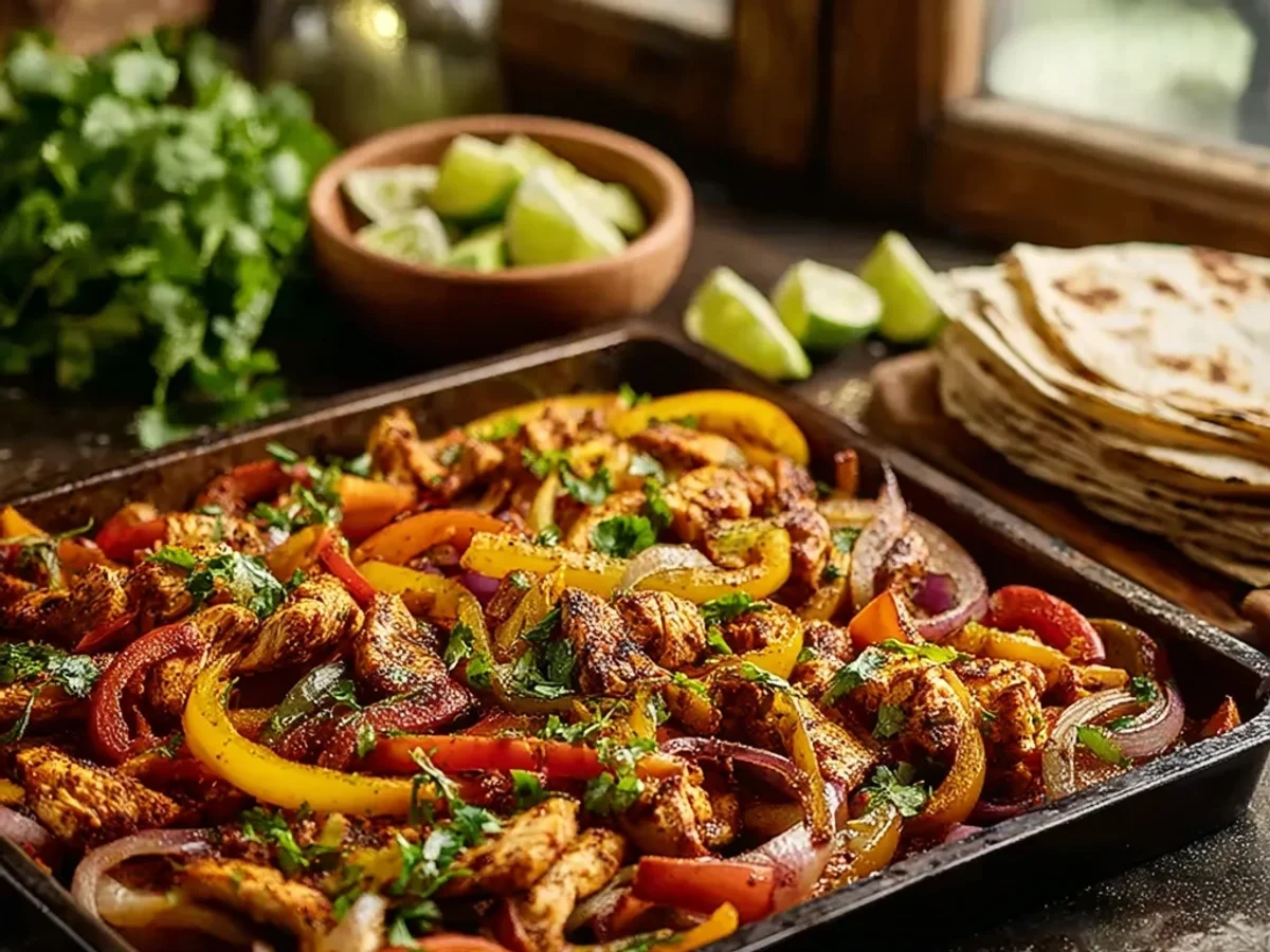 Easy Sheet Pan Chicken Fajitas: Zesty One-Pan Dinner - Featured Image