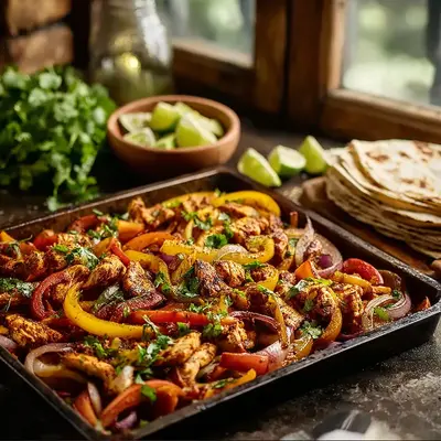 Easy Sheet Pan Chicken Fajitas: Zesty One-Pan Dinner