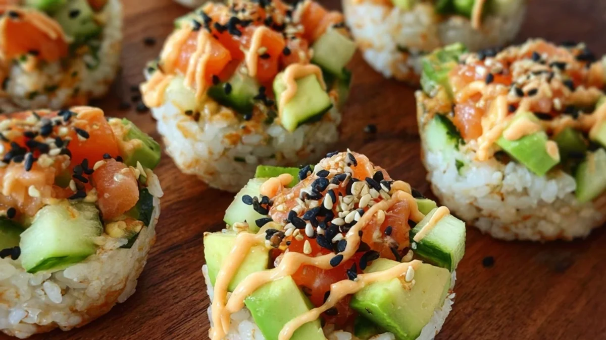 Easy Sushi Cups: Quick Asian Appetizer & Snack