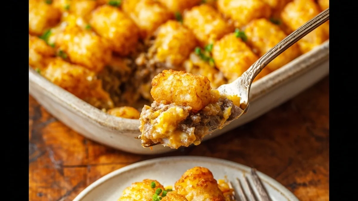 Easy Tater Tot Casserole: Hearty Family Dinner