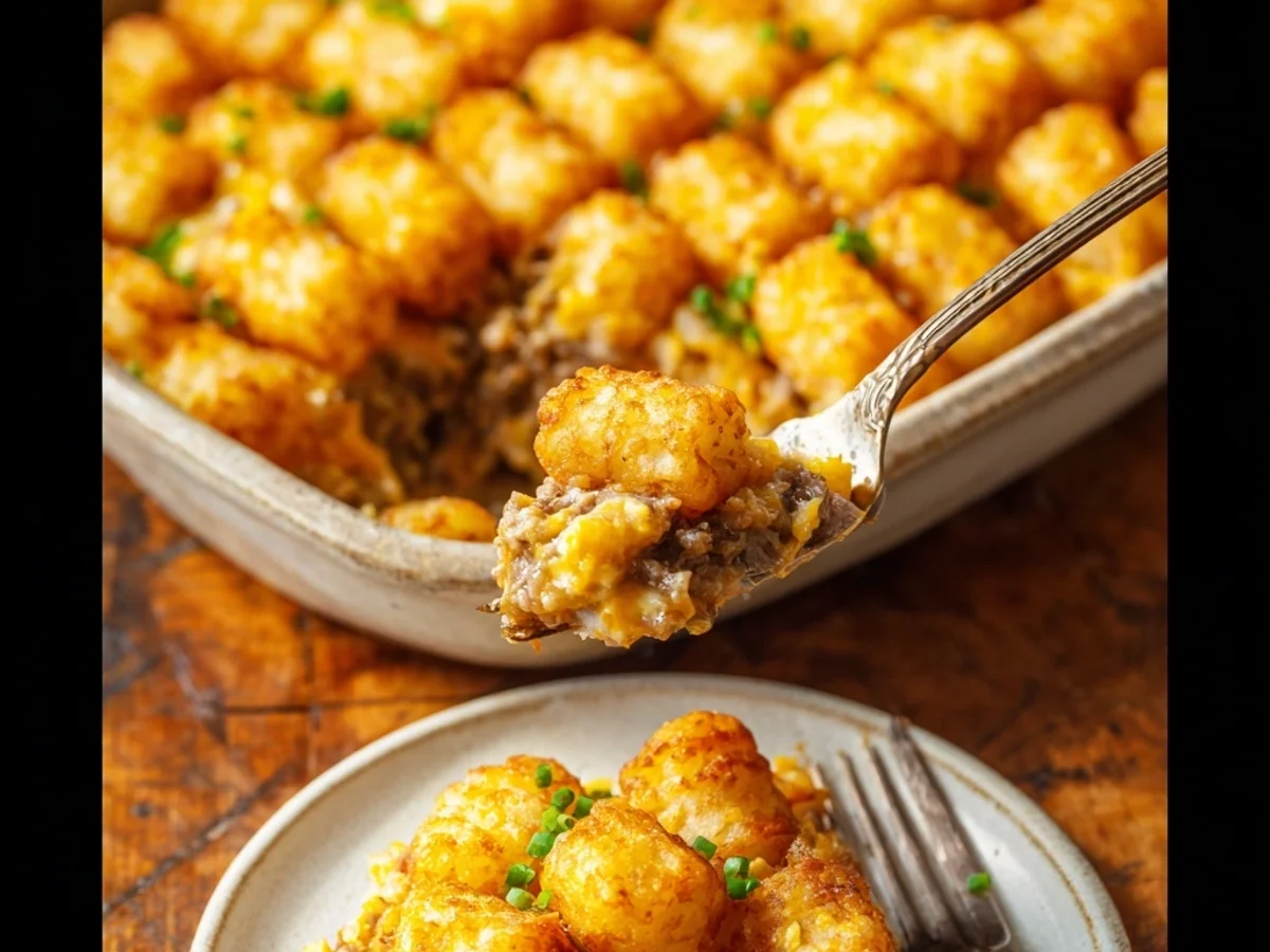 Easy Tater Tot Casserole: Hearty Family Dinner - Featured Image