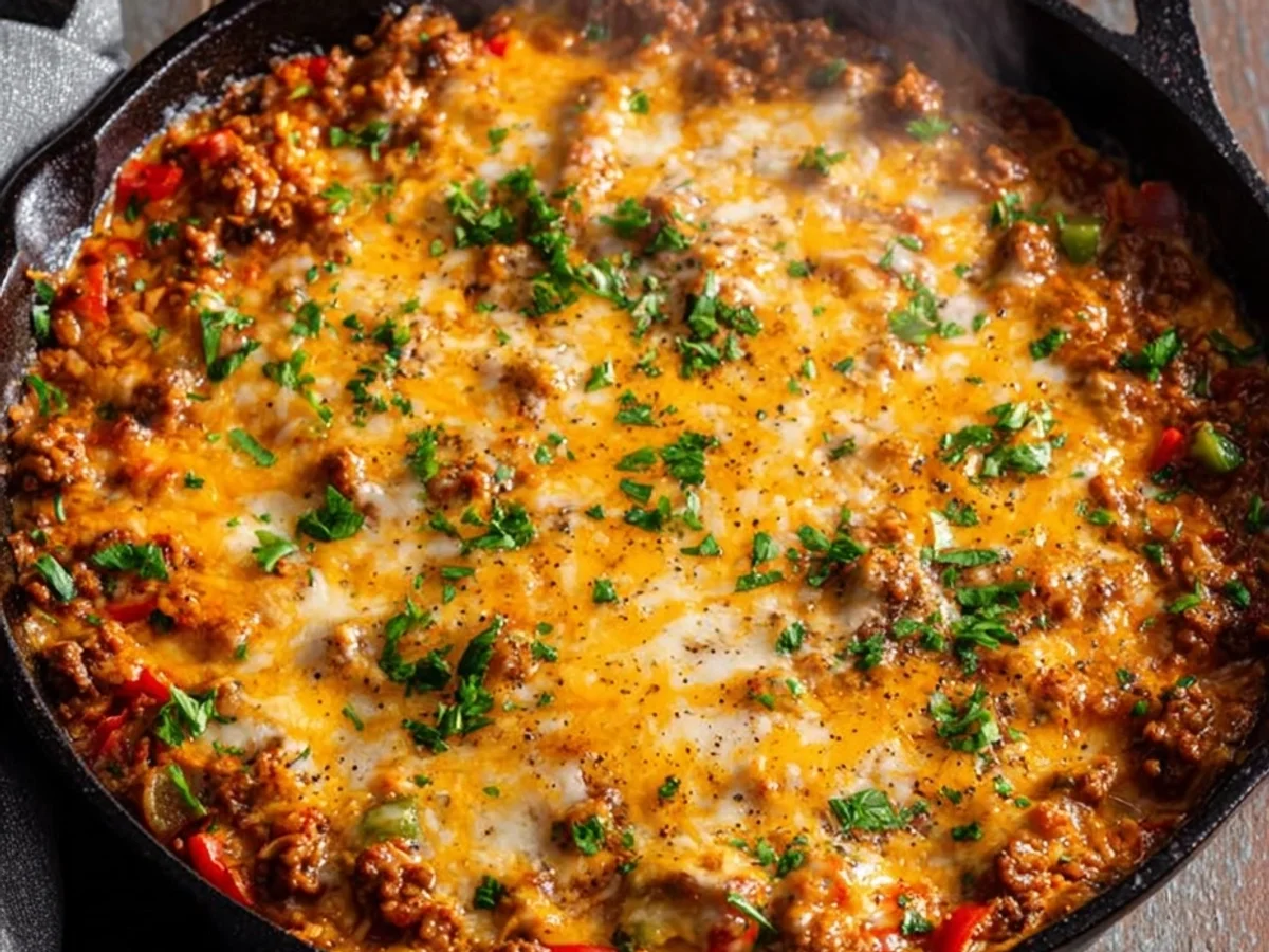 Easy Unstuffed Peppers Skillet: Hearty Weeknight Meal - Featured Image