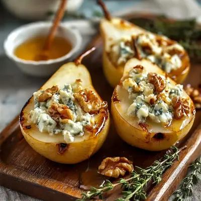 Elegant Blue Cheese Stuffed Pears: A Simple Delight