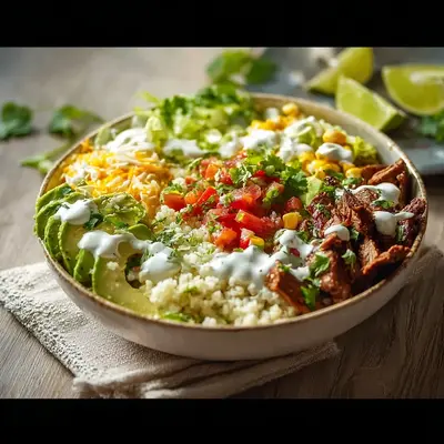 Flavorful Low Carb Burrito Bowl: Quick & Satisfying