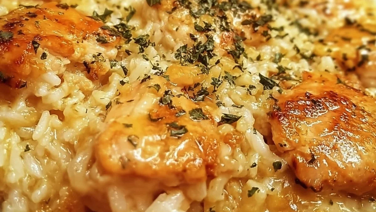 Forgotten Chicken and Rice: Simple Baked Comfort
