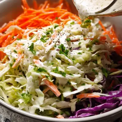 Fresh Healthy Greek Yogurt Coleslaw: My Summer Side Dish