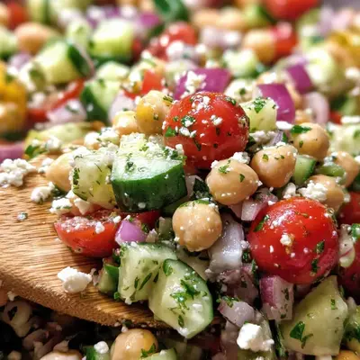 Fresh Mediterranean Chickpea Salad: Quick & Zesty