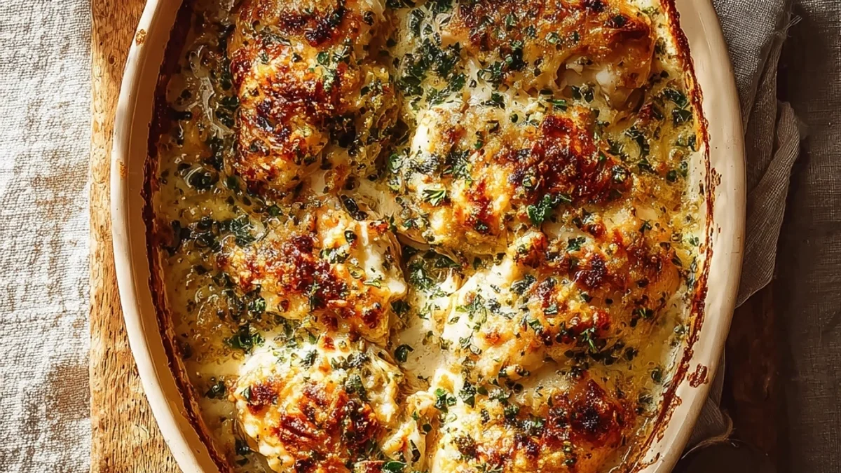 Garlic Parmesan Chicken Bake: Simple & Savory Sheet Pan Meal