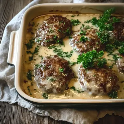 Hearty Amish Hamburger Steak Bake: A Family Favorite