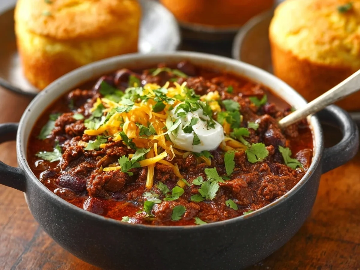 Hearty Beef Chili Recipe with Rich Smoky Flavors - Featured Image