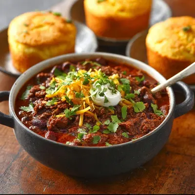 Hearty Beef Chili Recipe with Rich Smoky Flavors