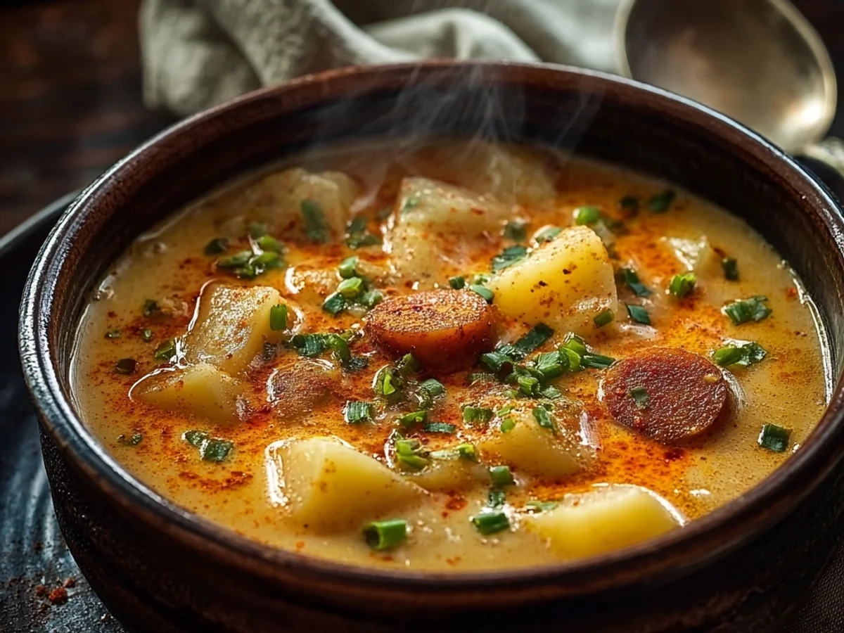 Hearty Cajun Potato Soup: Creamy, Spicy Comfort - Featured Image