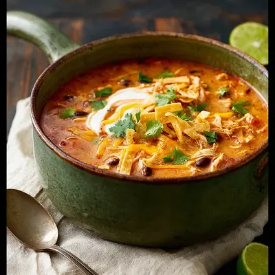Hearty Chicken Enchilada Soup Recipe