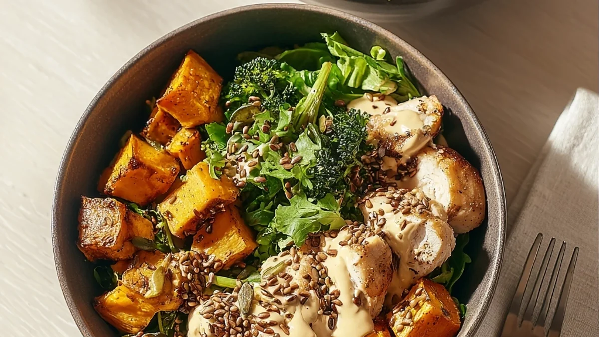 Hearty Chicken & Sweet Potato Bowls for Two