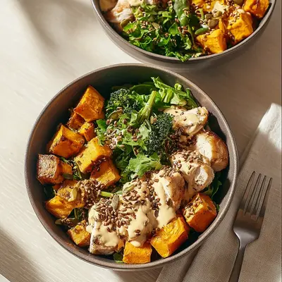Hearty Chicken & Sweet Potato Bowls for Two